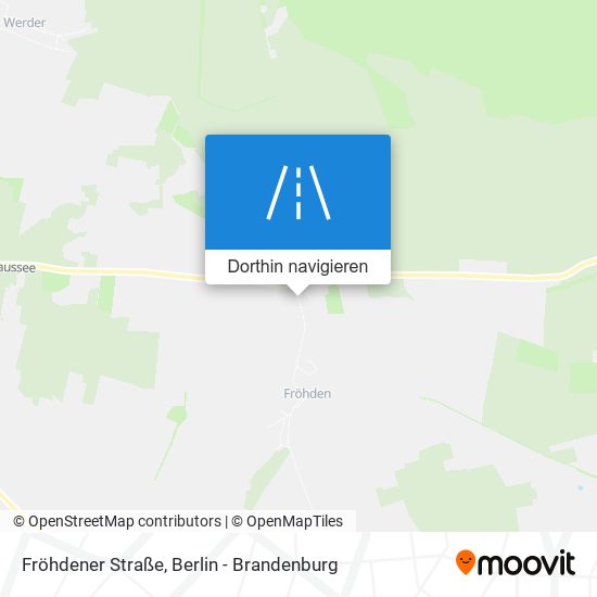 Fröhdener Straße Karte