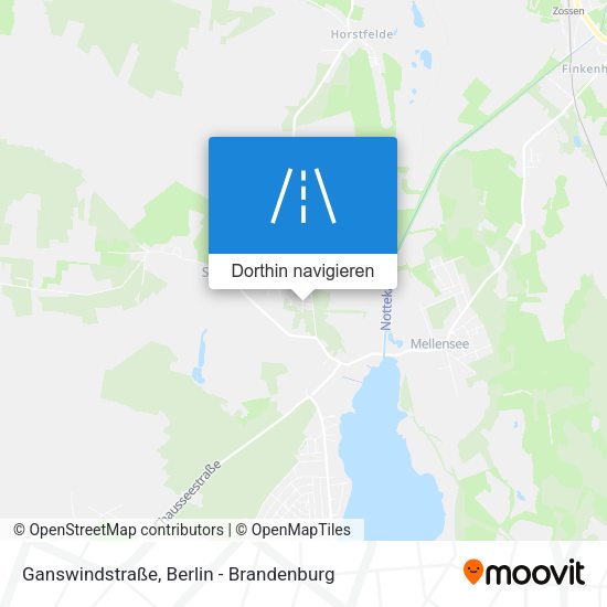 Ganswindstraße Karte