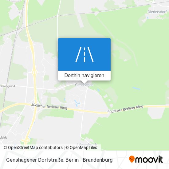 Genshagener Dorfstraße Karte