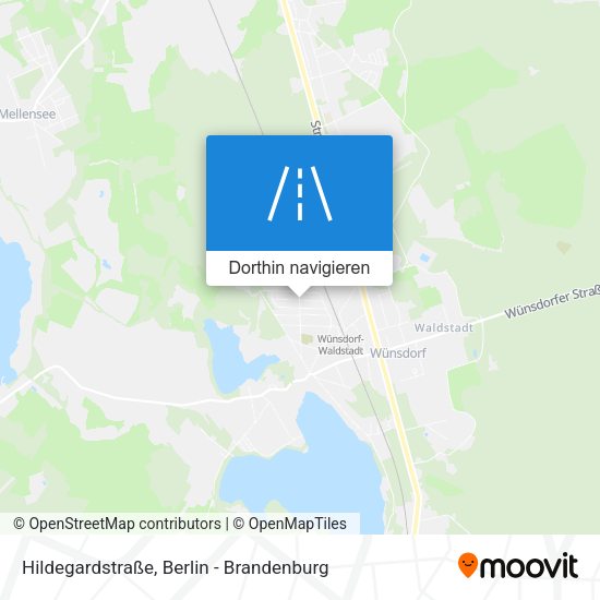 Hildegardstraße Karte
