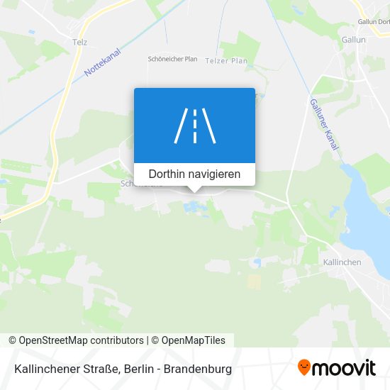 Kallinchener Straße Karte