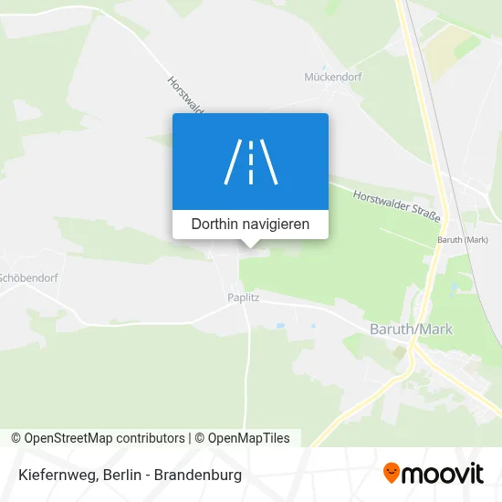 Kiefernweg Karte