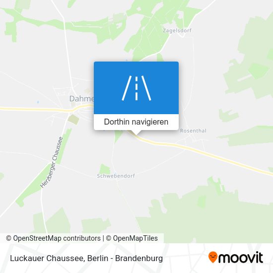 Luckauer Chaussee Karte