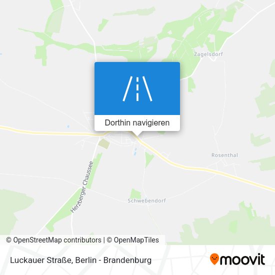 Luckauer Straße Karte
