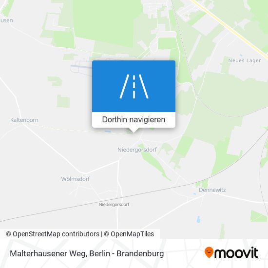 Malterhausener Weg Karte