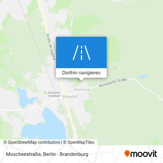 Moscheestraße Karte