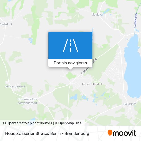 Neue Zossener Straße Karte