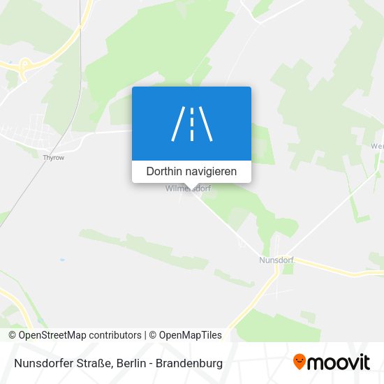 Nunsdorfer Straße Karte