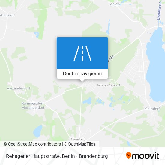 Rehagener Hauptstraße Karte