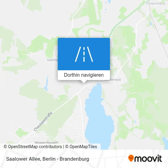 Saalower Allee Karte
