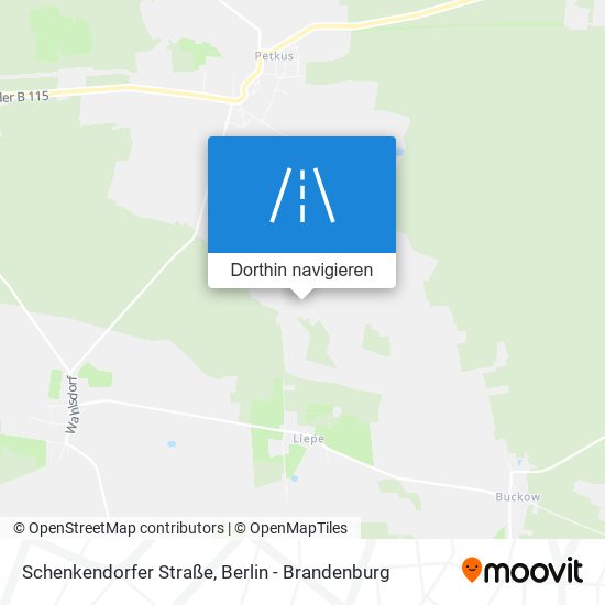 Schenkendorfer Straße Karte