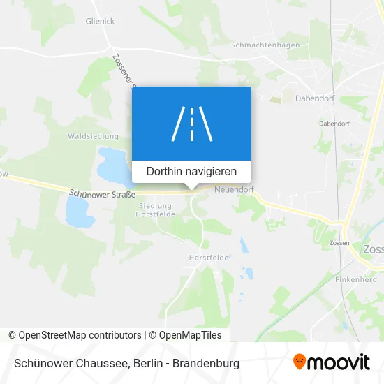 Schünower Chaussee Karte