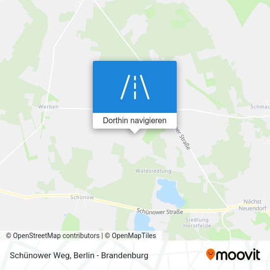 Schünower Weg Karte