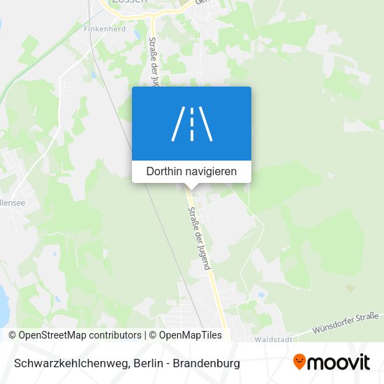 Schwarzkehlchenweg Karte