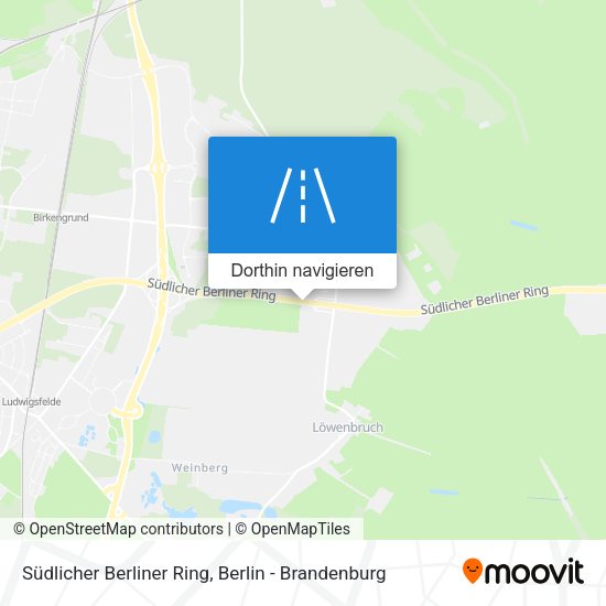 Südlicher Berliner Ring Karte