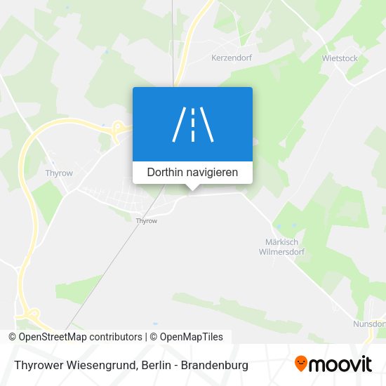 Thyrower Wiesengrund Karte