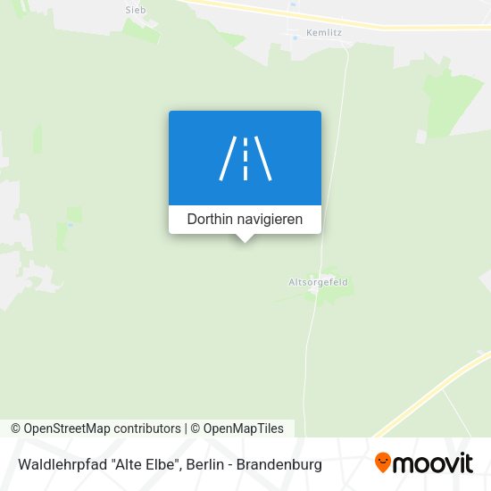 Waldlehrpfad "Alte Elbe" Karte
