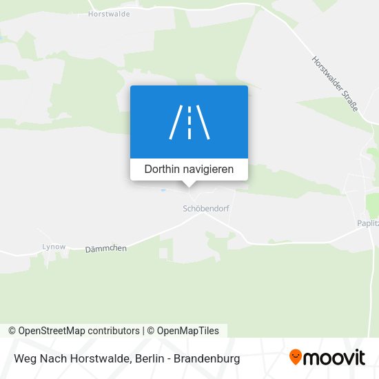 Weg Nach Horstwalde Karte