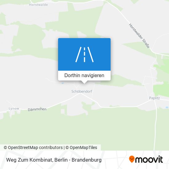 Weg Zum Kombinat Karte