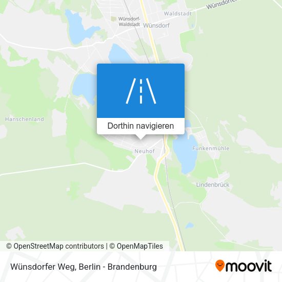Wünsdorfer Weg Karte