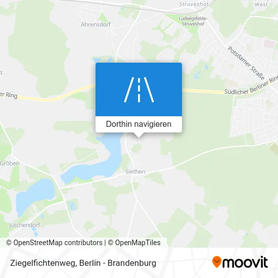 Ziegelfichtenweg Karte