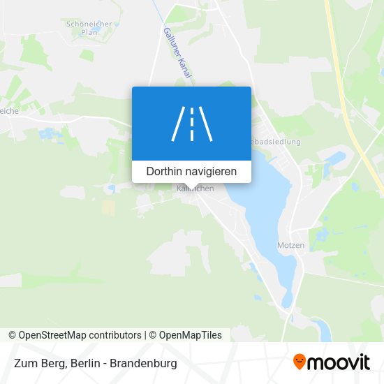 Zum Berg Karte