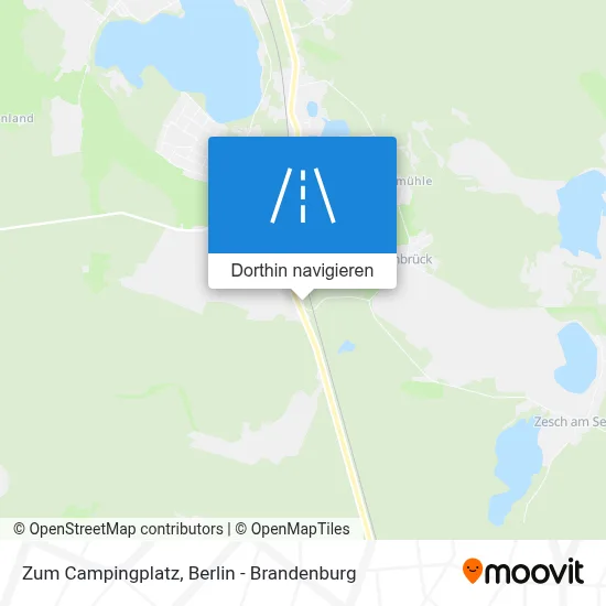 Zum Campingplatz Karte
