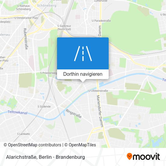 Alarichstraße Karte