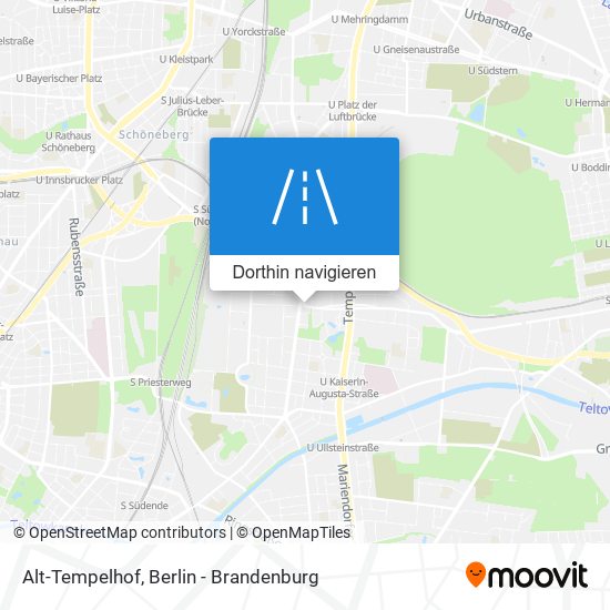 Alt-Tempelhof Karte