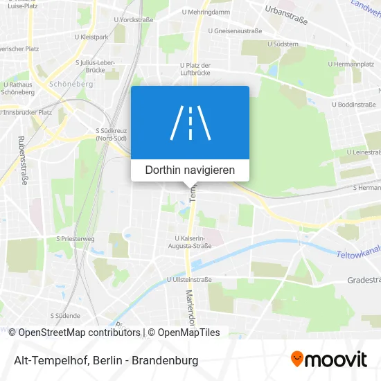 Alt-Tempelhof Karte