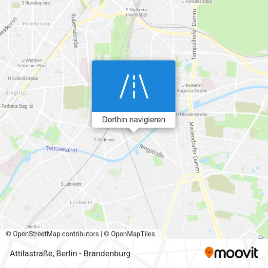 Attilastraße Karte