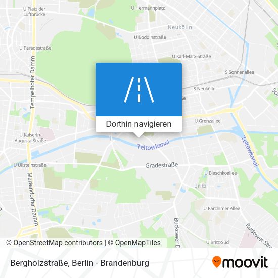 Bergholzstraße Karte
