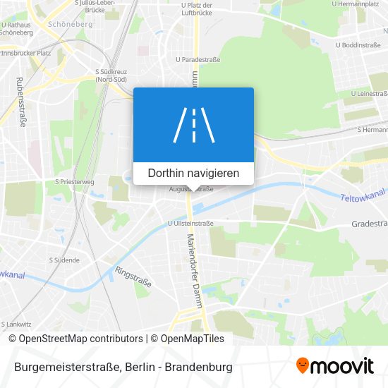 Burgemeisterstraße Karte