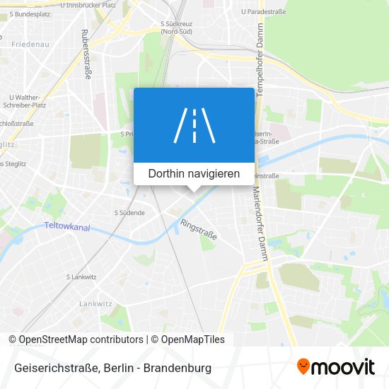 Geiserichstraße Karte