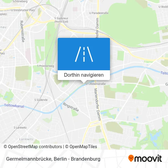 Germelmannbrücke Karte