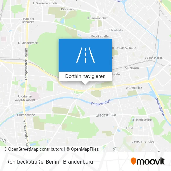 Rohrbeckstraße Karte