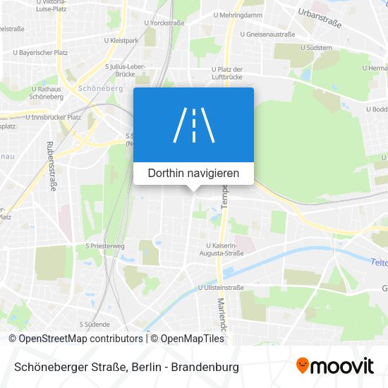 Schöneberger Straße Karte