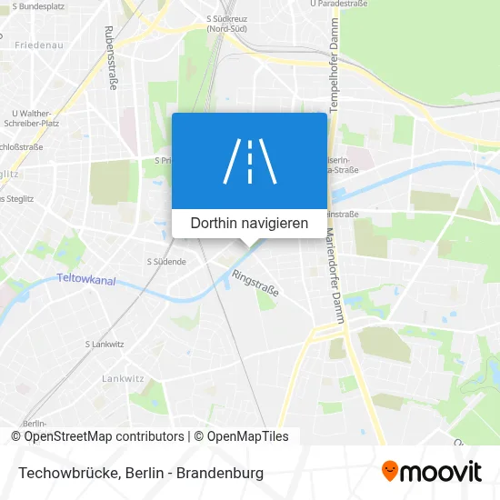 Techowbrücke Karte