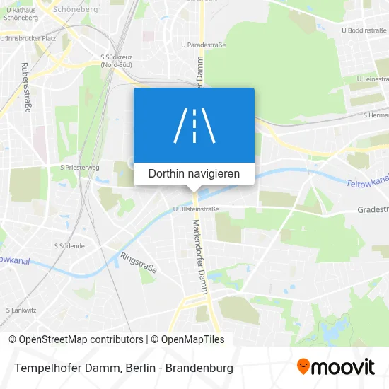 Tempelhofer Damm Karte