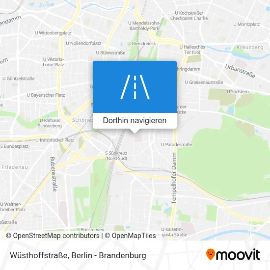Wüsthoffstraße Karte