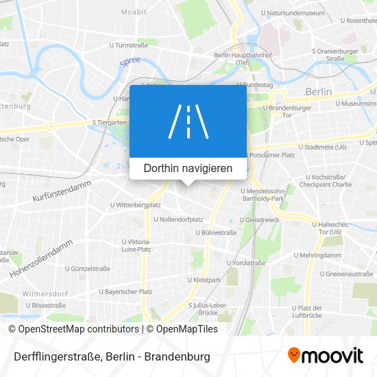 Derfflingerstraße Karte