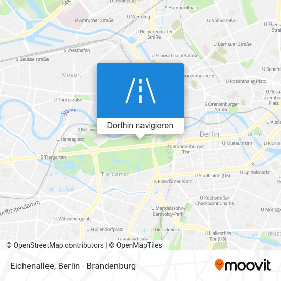 Eichenallee Karte