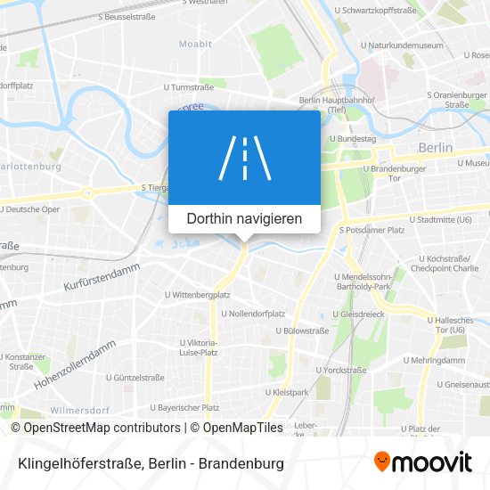 Klingelhöferstraße Karte