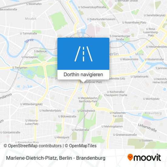 Marlene-Dietrich-Platz Karte