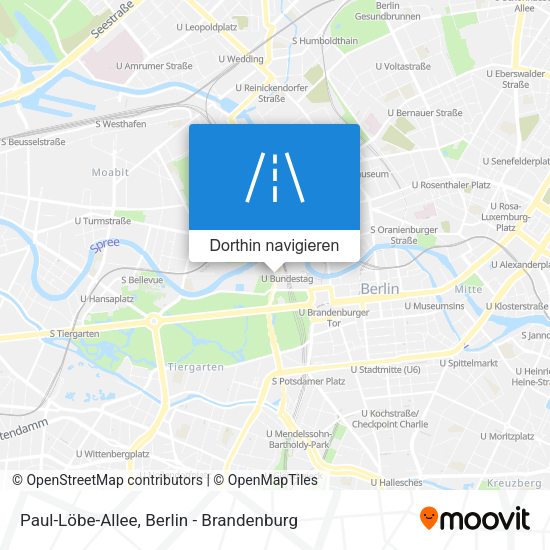 Paul-Löbe-Allee Karte