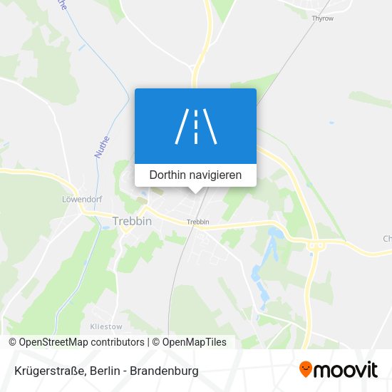 Krügerstraße Karte