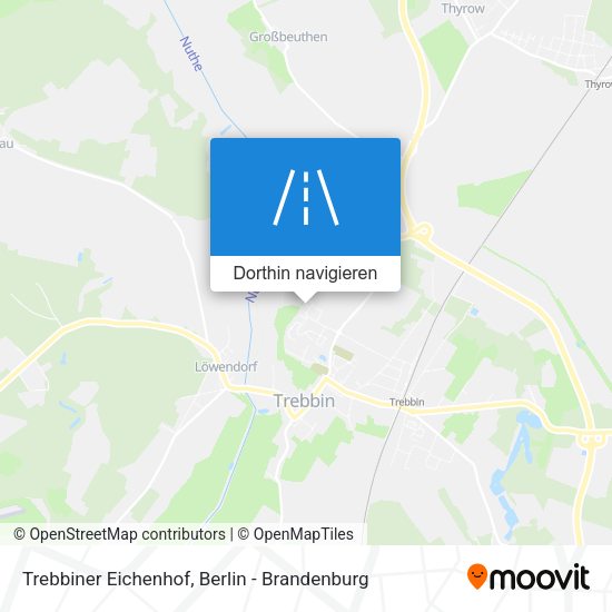 Trebbiner Eichenhof Karte