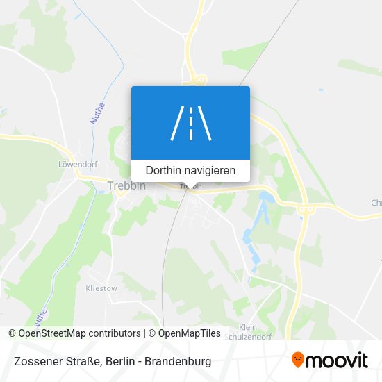 Zossener Straße Karte
