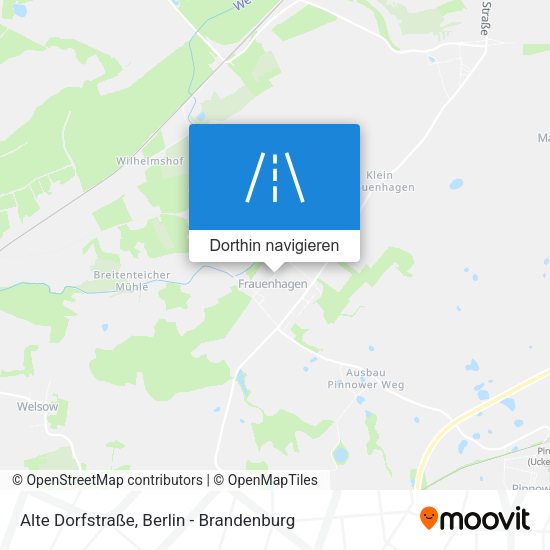 Alte Dorfstraße Karte