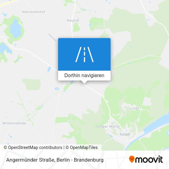 Angermünder Straße Karte